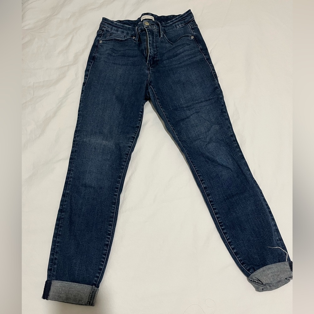 Good American Good Legs Dark Blue Skinny Jeans